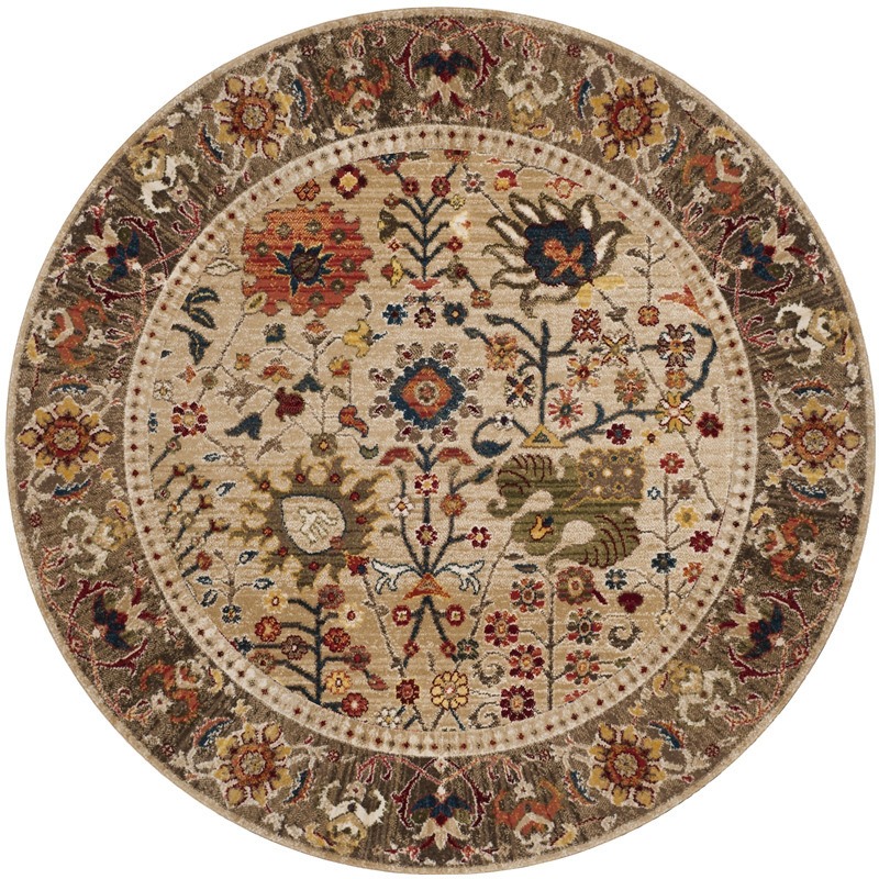 Home Bathroom Carpet - Retro rond Boho woonkamertapijt etnische stijl