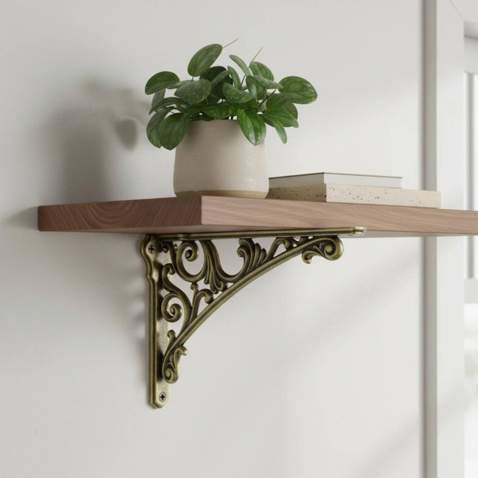 Home Bathroom Hardware - Vintage design driehoekige beugel verdikt metaal