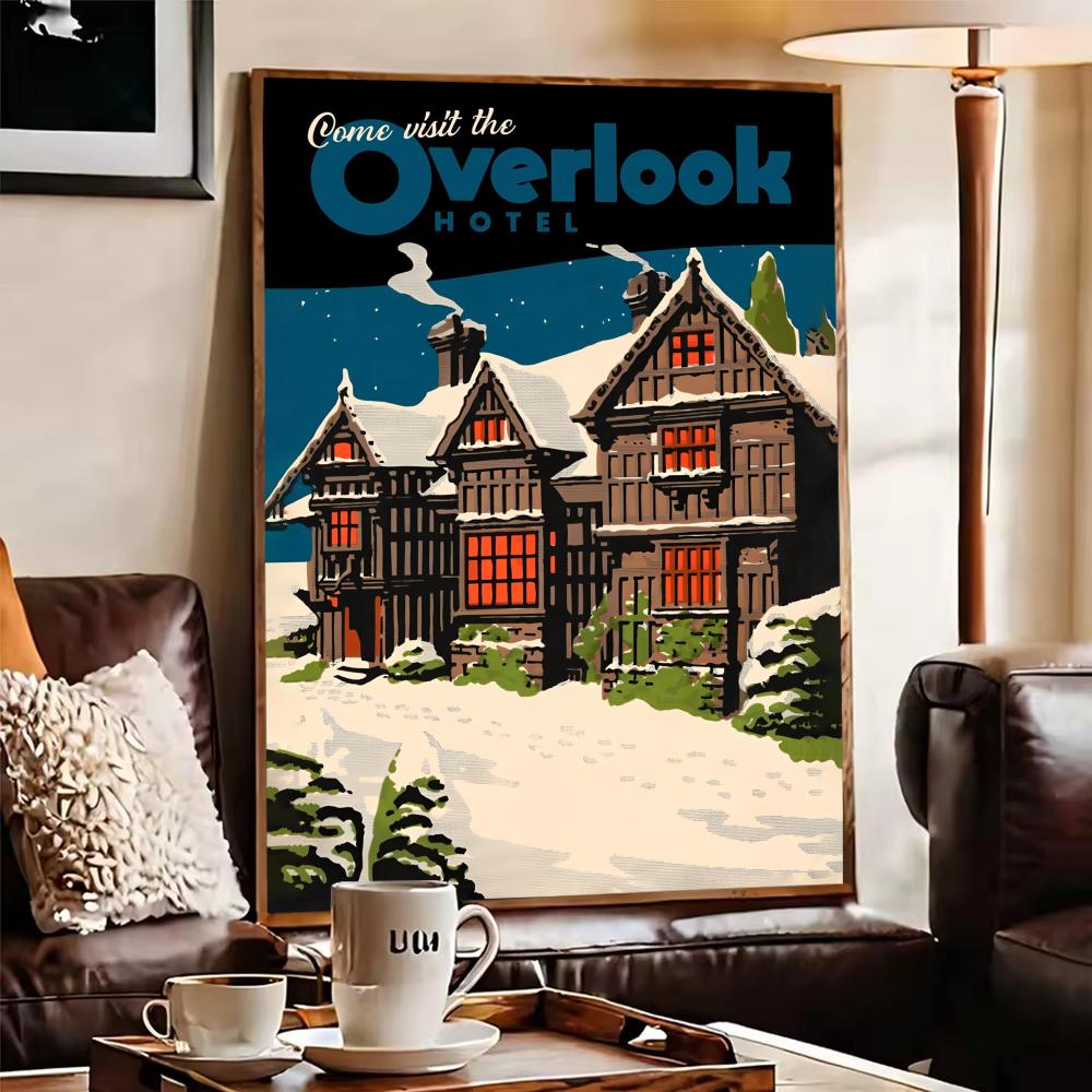 Bathroom Home Visit - Kom bezoeken de overlook Hotel schilderij