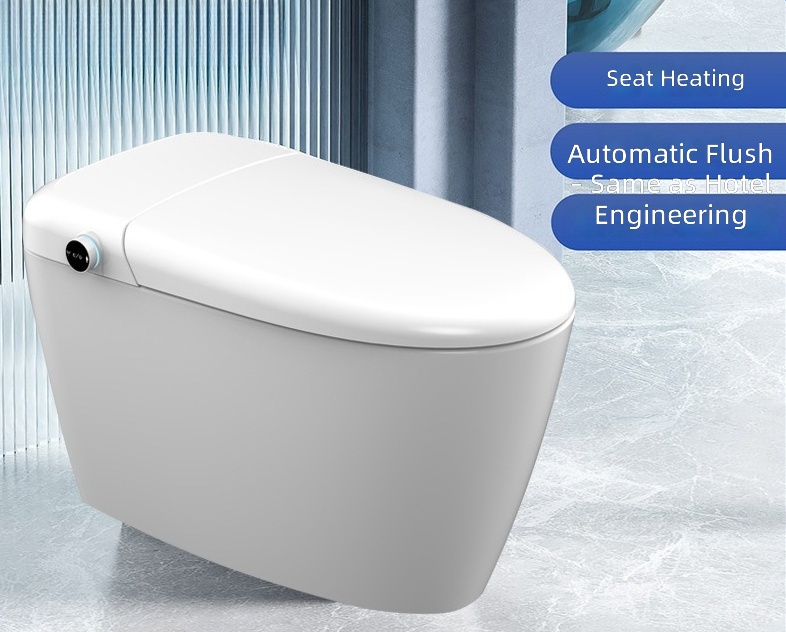 Home In Bathroom - Verwarmde slimme toiletbril, automatische spoeling, spoeling
