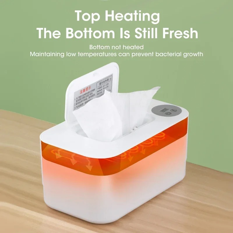 Towel Warmer Electric - Draagbare multifunctionele babydoekjesverwarmer met USB LED-display