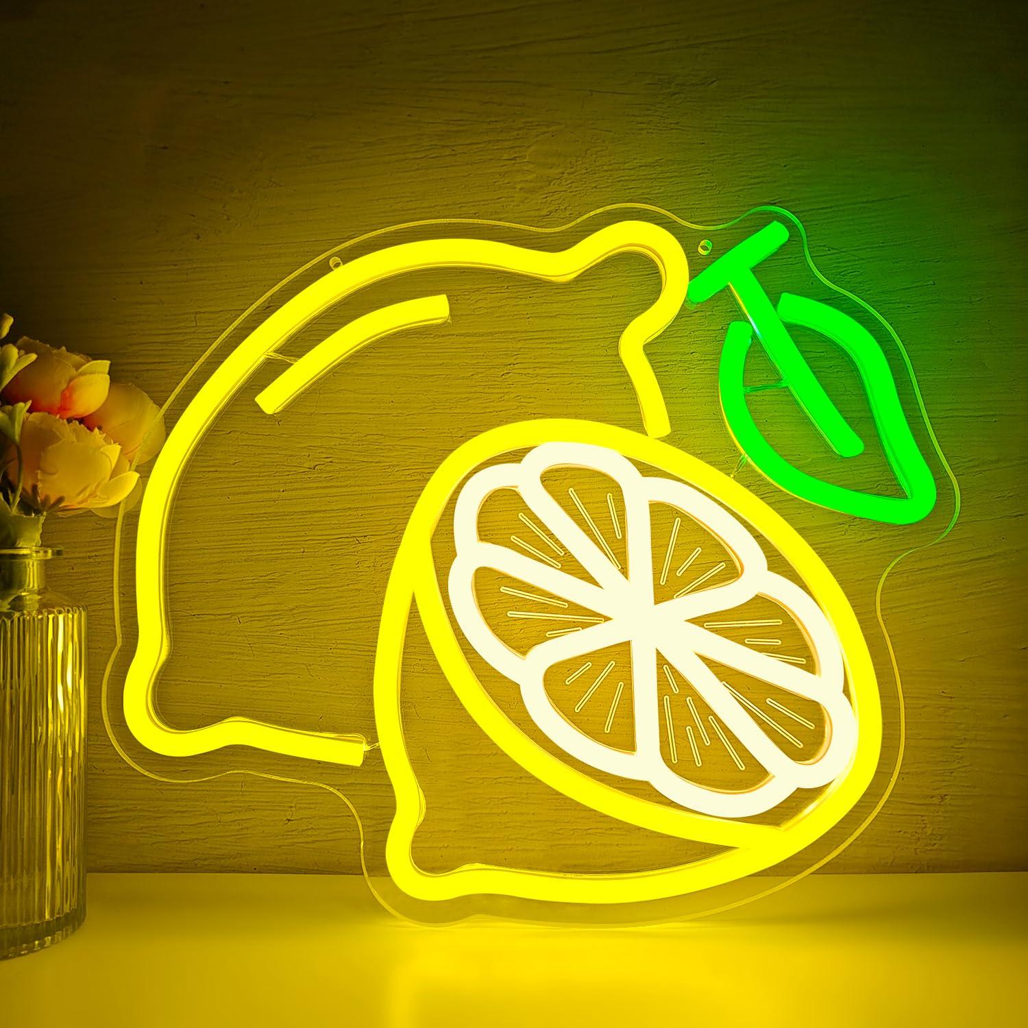 Home In Bathroom - Citroen Neon Lichtreclame Dimbare LED Verlichte