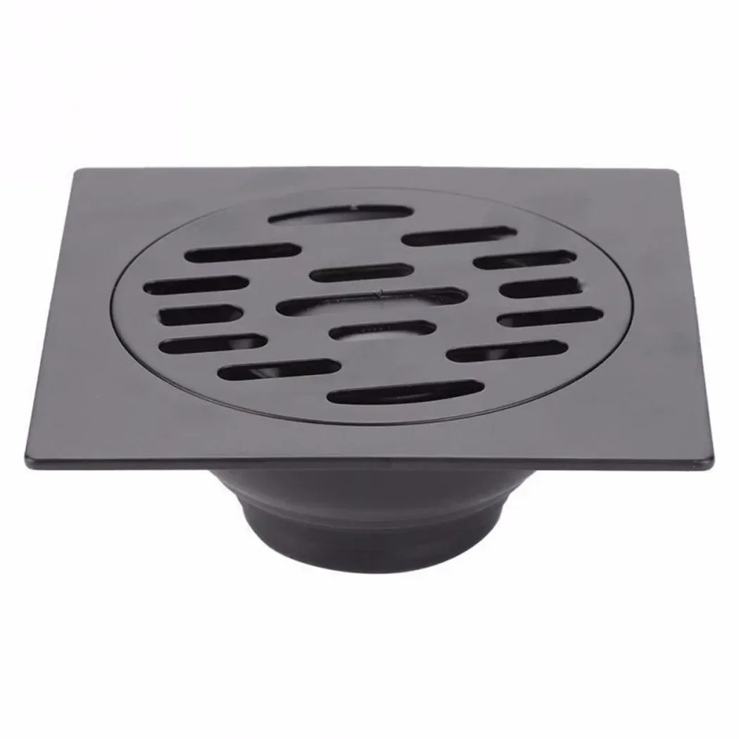 Home Bathroom Hardware - Douche Afvoerputje Roestvrij Stalen Vierkante Afvoerputje