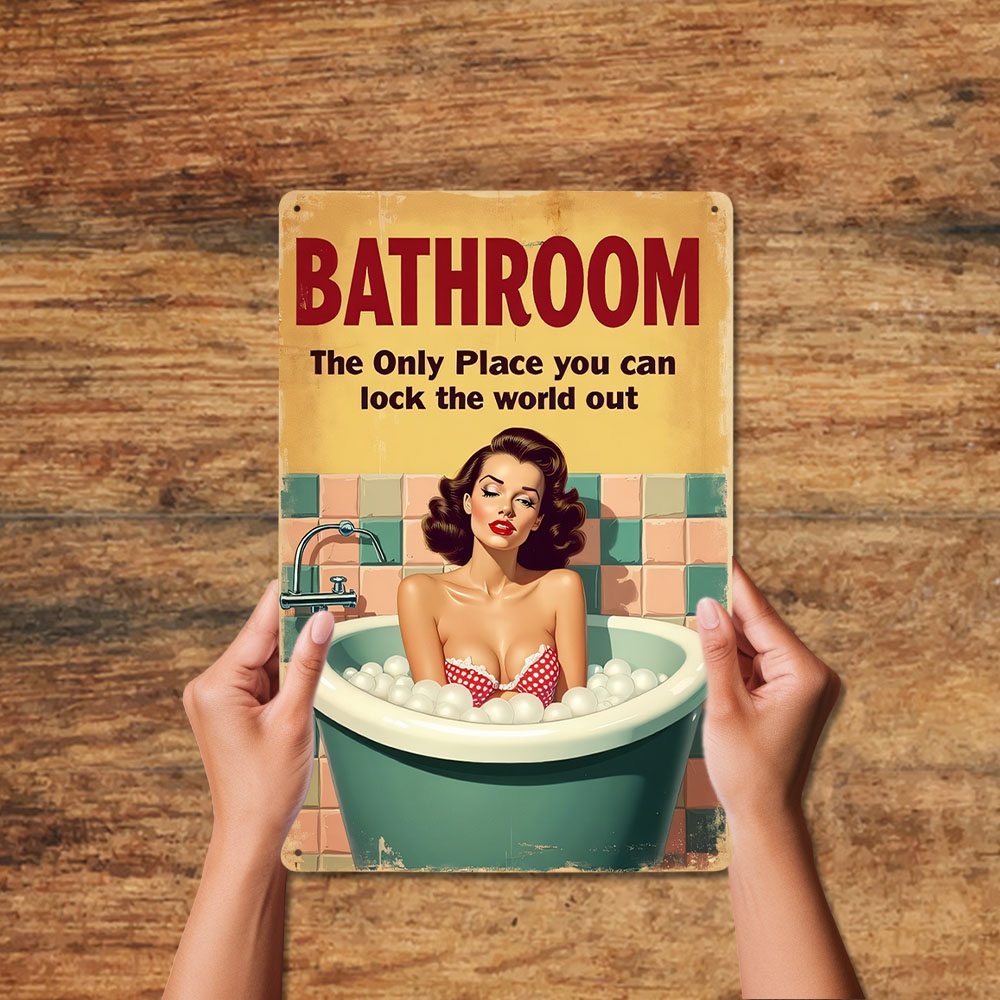 Grappige Badkamer Regels Vinta - Home Bathroom Ideas recensie en prijs