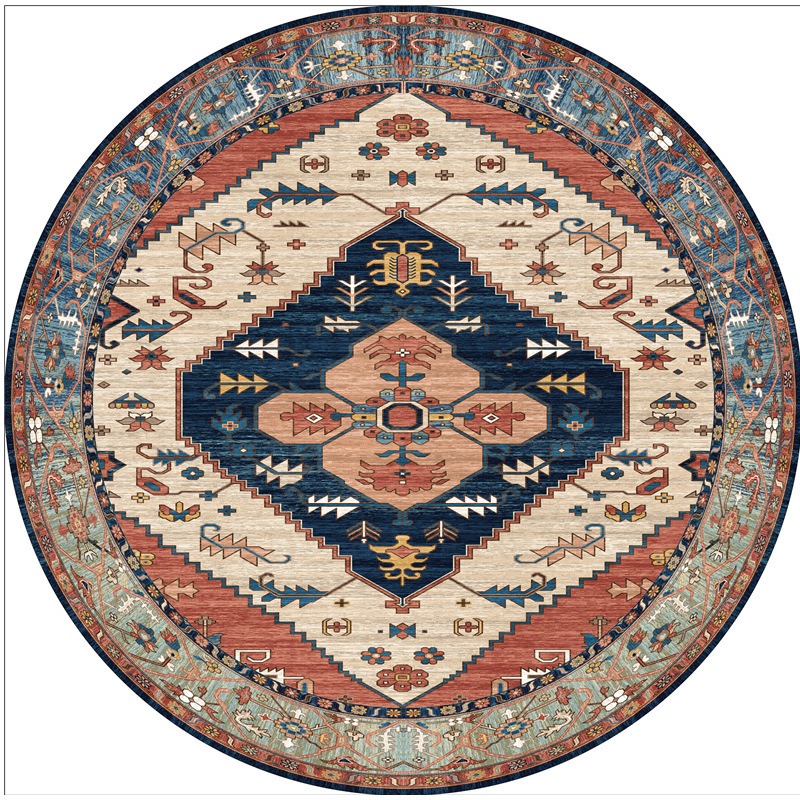 Retro rond Boho woonkamertapij - Home Bathroom Carpet recensie en prijs