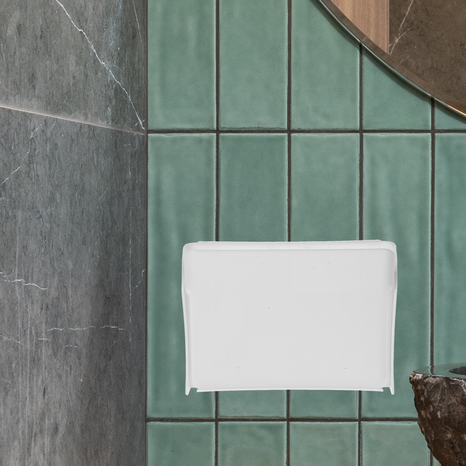 Opvouwbare, aan de muur gemont - Home Essentials Bathroom Organizer recensie en prijs