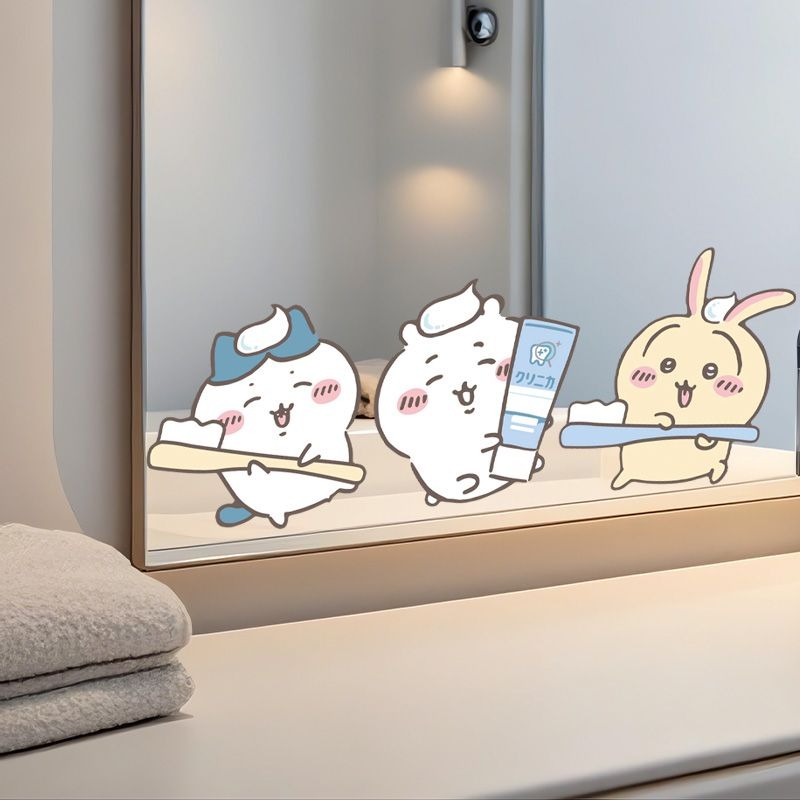 Hot Chiikawa spiegelstickers s - Home Goods Bathroom Decor recensie en prijs