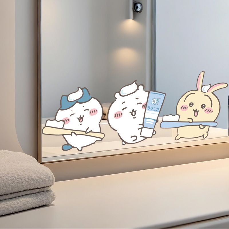 Hot Chiikawa spiegelstickers s - Home Goods Bathroom Decor recensie en prijs
