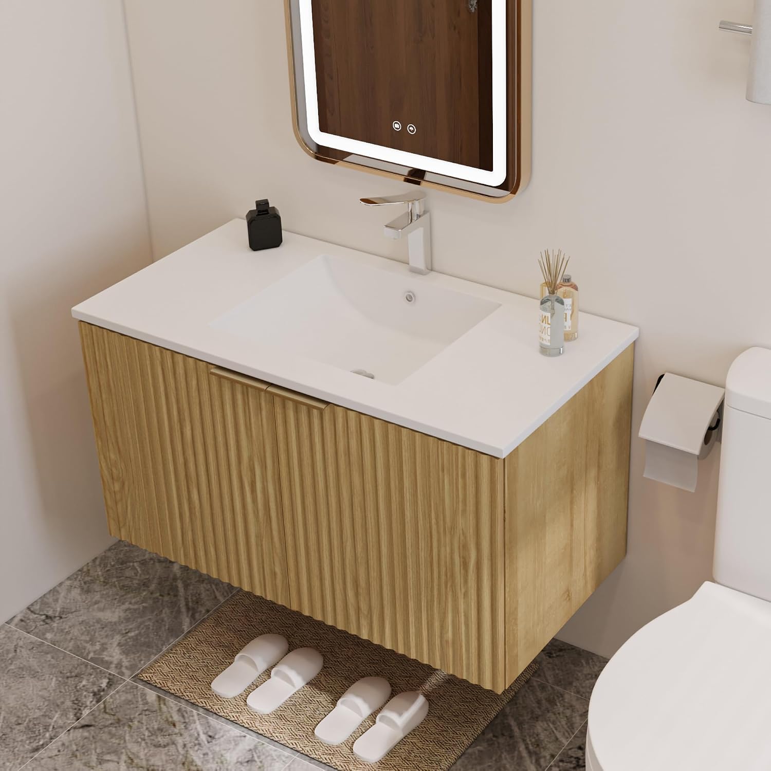 Moderne zwevende badkamermeube - Home In Bathroom recensie en prijs