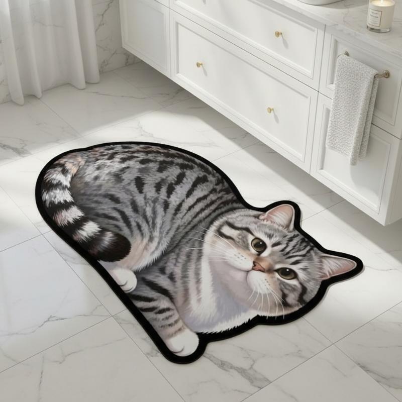 Diatomeeën badmat met schattig - Home Bathroom Ideas recensie en prijs