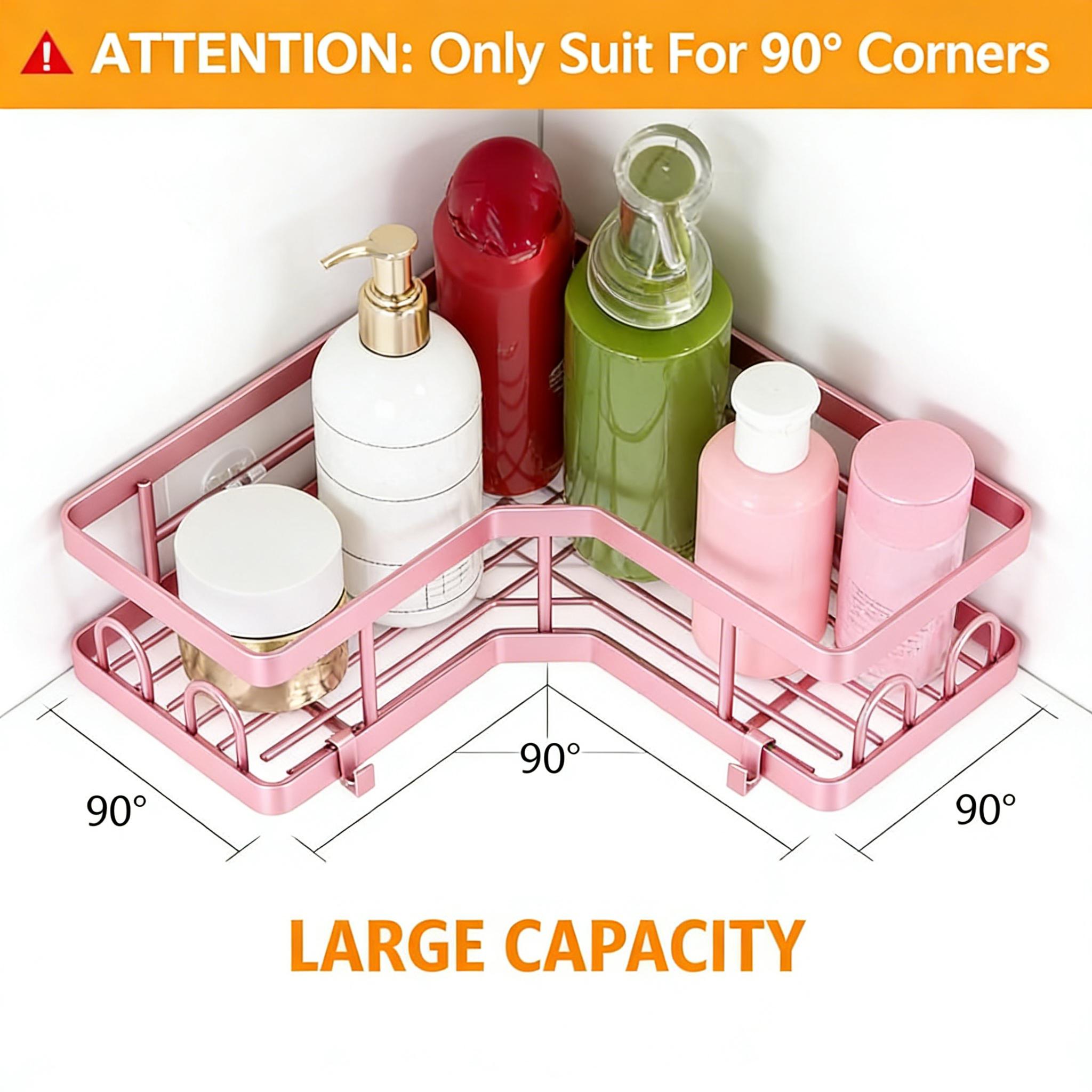 5-delige minimalistische roze  - Home Essentials Bathroom Organizer recensie en prijs