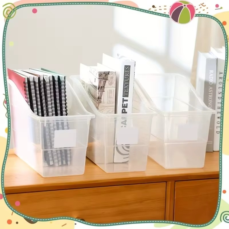 6-pack doorzichtige plastic op - Home Essentials Bathroom Organizer recensie en prijs