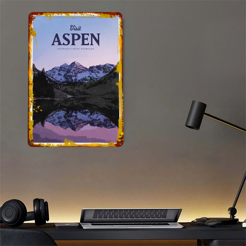 Bezoek Aspen 3D Textuur Geprin - Bathroom Home Visit recensie en prijs
