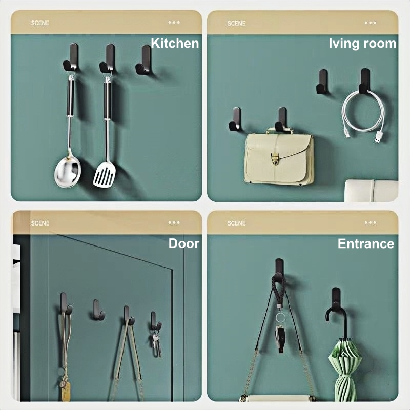 6/12/18 stuks J-vormige plasti - Home Essentials Bathroom Organizer recensie en prijs