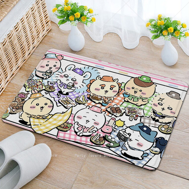 Anime Chiikawas Flanel Tapijte - Home Bathroom Carpet recensie en prijs