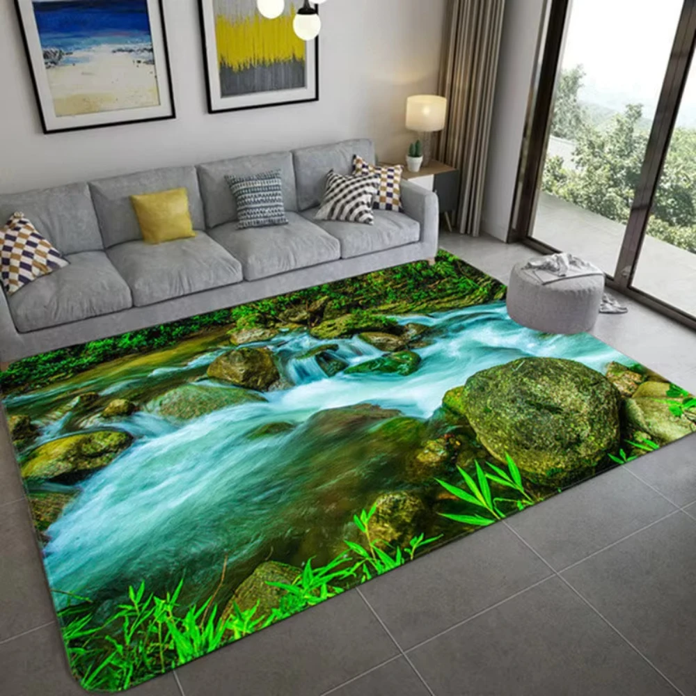 Natuur geïnspireerd 3D landsch - Home Bathroom Ideas recensie en prijs