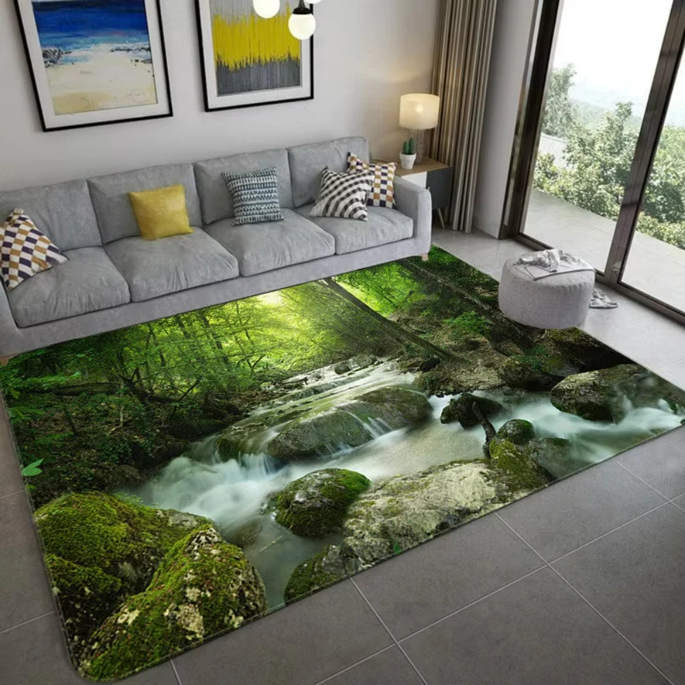 Natuur geïnspireerd 3D landsch - Home Bathroom Ideas recensie en prijs