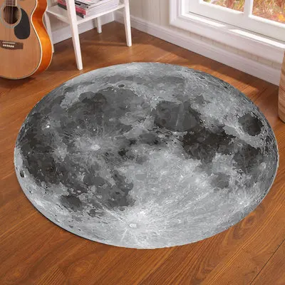 Galaxy Earth Moon Rond Tapijt  - Home Bathroom Carpet recensie en prijs