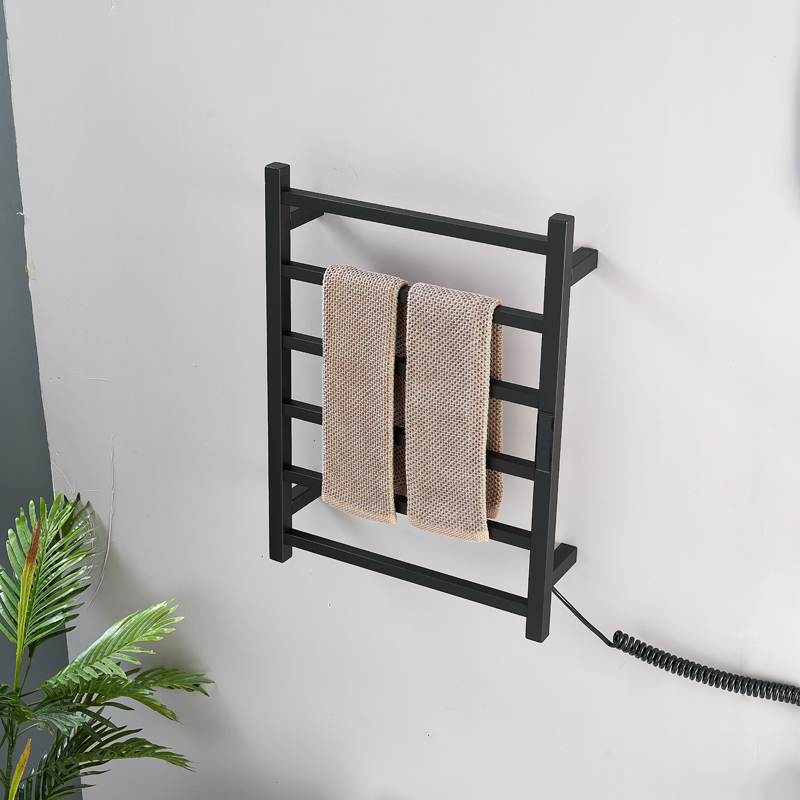 Zwart elektrisch handdoekenrek - Towel Warmer Electric recensie en prijs