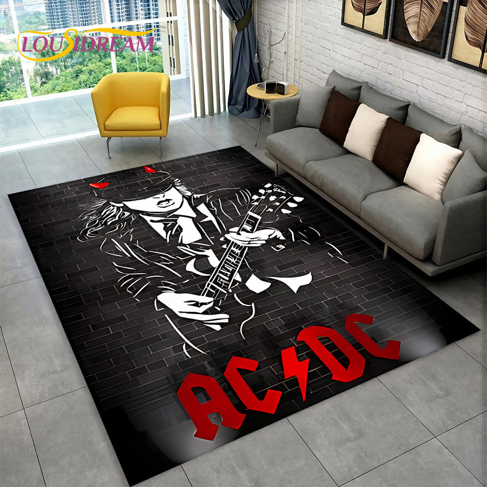 AC/DC Rock Band Area Rug Groot - Home Bathroom Carpet recensie en prijs
