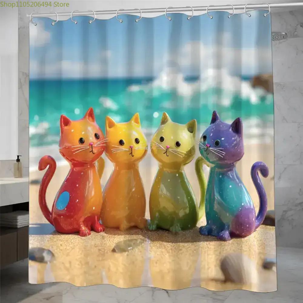 Kleurrijk regenboogkatten douc - Home Bathroom Ideas recensie en prijs
