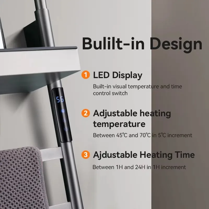 Verwarmde handdoekenhouder voo - Towel Warmer Electric recensie en prijs