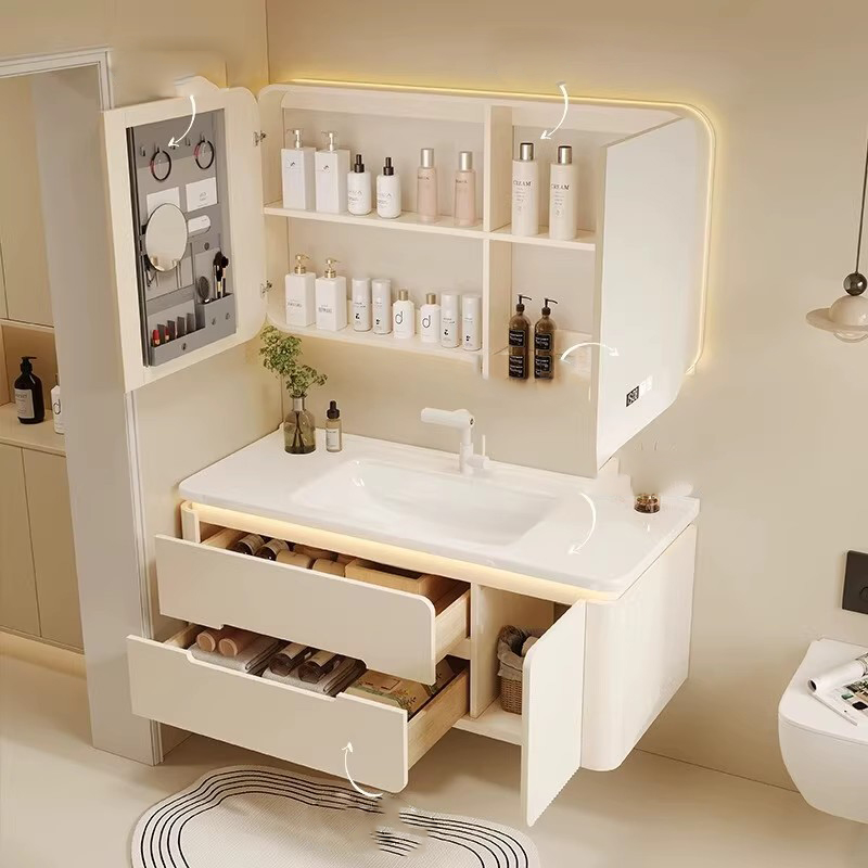 Moderne lades badkamermeubel p - Home Bathroom Partition Wall recensie en prijs